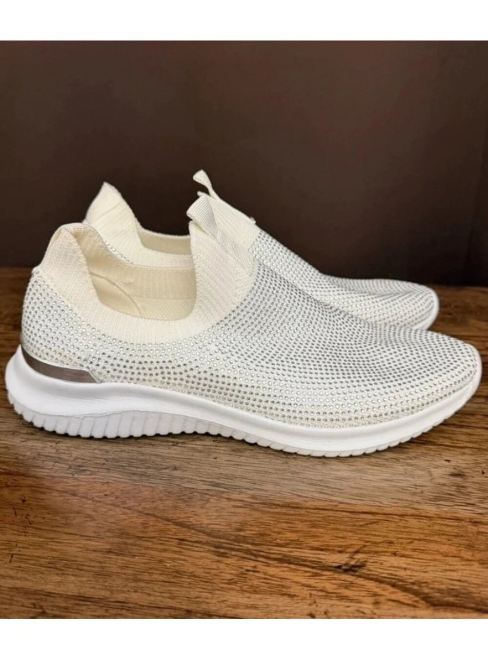 Anne Klein Rhinestone Sneakers Size 7.5